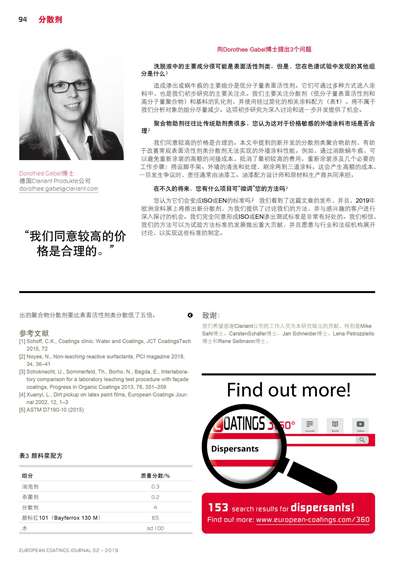 《歐洲涂料雜志中文版》（電子刊）2019第2期